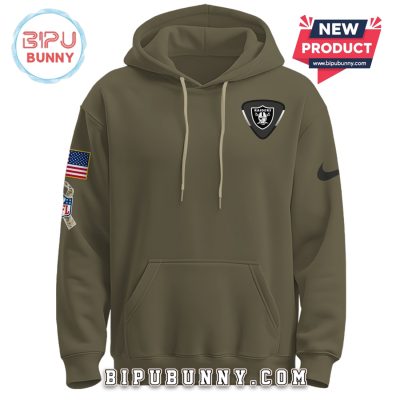 Las Vegas Raiders NFL Salute to Service Hoodie 2025