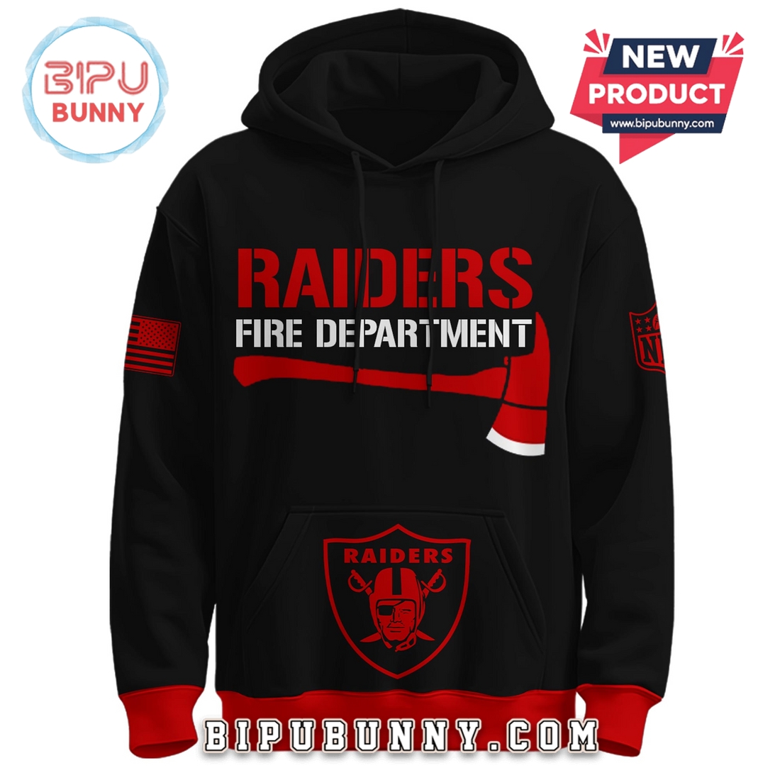 Las Vegas Raiders NFL x Firefighter Appreciation Limited Edition Hoodie Las Vegas Raiders NFL x Firefighter Appreciation Limited Edition Hoodie