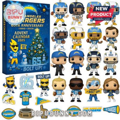 Los Angeles Chargers 65th Anniversary Advent Calendar