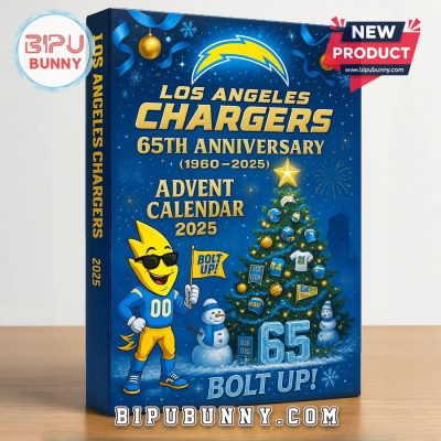 Los Angeles Chargers 65th Anniversary Advent Calendar