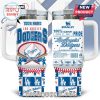 Custom Dodgers tumbler with team logo, stadium graphic, and name personalization