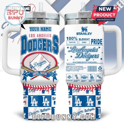 Los Angeles Dodgers Custom Stanley Tumbler 40oz