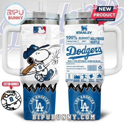 Los Angeles Dodgers x Snoopy Stanley Tumbler 40oz