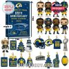 Los Angeles Rams 89th Anniversary Advent Calendar 2025 Style 1 ornaments and calendar box!