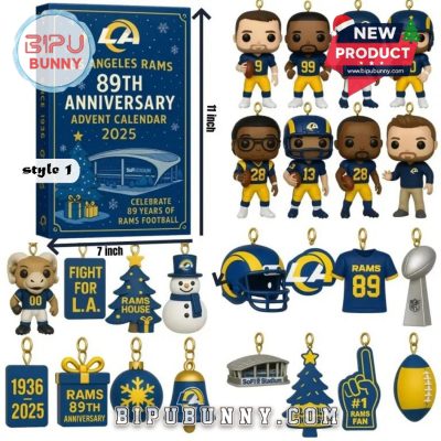 Los Angeles Rams 89th Anniversary Advent Calendar