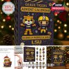 LSU Geaux Tigers Advent Calendar 2025 box with figure collection close up and thickness detail!