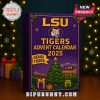 LSU Tigers Advent Calendar 2025 with LSU-themed ornaments and festive packaging.