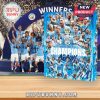 Manchester City football advent calendar celebrating Premier League victory.