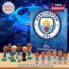 Manchester City Advent Calendar with collectible figurines and Champions League theme.