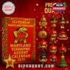 Maryland Terrapins Advent Calendar 2025 with collectible team-themed ornaments in vibrant colors.