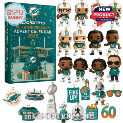 Miami Dolphins 60th Anniversary Advent Calendar