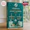 Miami Dolphins 60th Anniversary Advent Calendar box new product on a wooden table!