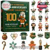 Miami Hurricanes 100th Anniversary Advent Calendar with collectible Funko Pop figures and football-themed ornaments.