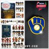 Milwaukee Brewers Advent Calendars Style 1 and Style 2 with all collectible ornaments!