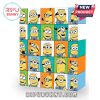 Colorful Minions advent calendar with numbered doors.