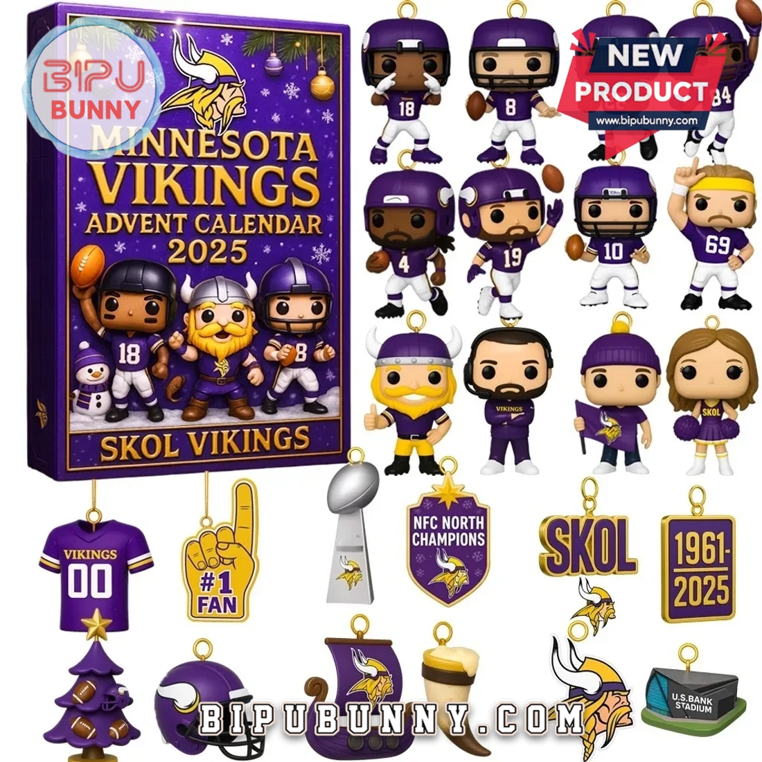 Minnesota Vikings Advent Calendar 2025 Minnesota Vikings Advent Calendar 2025