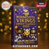 Minnesota Vikings Advent Calendar box on table with lights in background.
