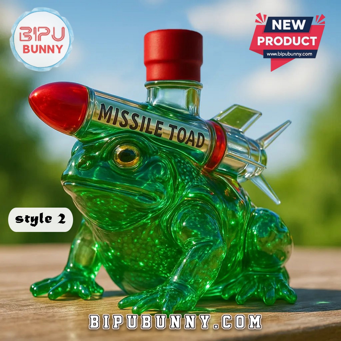 Missile Toad Whiskey Bottle 2025 Missile Toad Whiskey Bottle 2025
