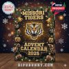 Missouri Tigers Advent Calendar 2025 with festive decorations, snowflakes, and the Tigers logo.