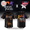 Houston Astros Hocus Pocus baseball jersey with Halloween design.
