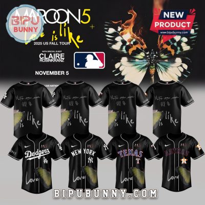 MLB x Maroon 5 Love Is Like Tour Baseball Jersey