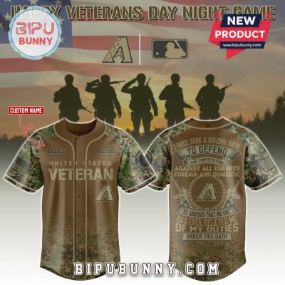 MLB x Salute To Veterans Custom Baseball Jersey