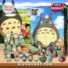 Totoro-themed advent calendar with various figurines from the movie.