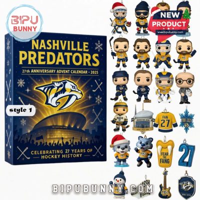 Nashville Predators 25th Anniversary Advent Calendar