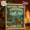 Smiling family holding the National Parks Advent Calendar 2025 box!