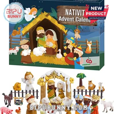 Nativity Advent Calendar, 24 Days of Christmas