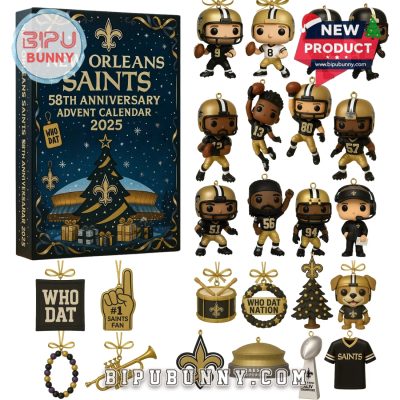 New Orleans Saints 58th Anniversary Advent Calendar