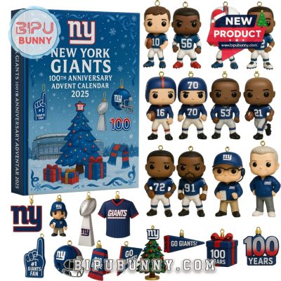 New York Giants 100th Anniversary Advent Calendar 2025