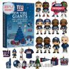 Giants player figurines, trophies, helmets, fan gear, and Christmas ornaments from 100th anniversary calendar!