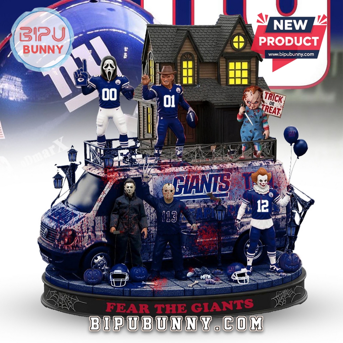 New York Giants Halloween Collectible Figures New York Giants Halloween Collectible Figures