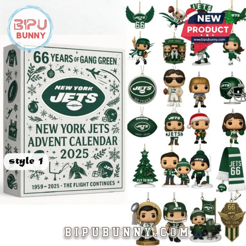 New York Jets 65th Anniversary Advent Calendar