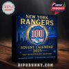 New York Rangers Advent Calendar on kitchen counter with city-themed design!
