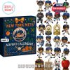 New York Mets 63rd Anniversary Advent Calendar Style 2 with many player and championship-themed ornaments!
