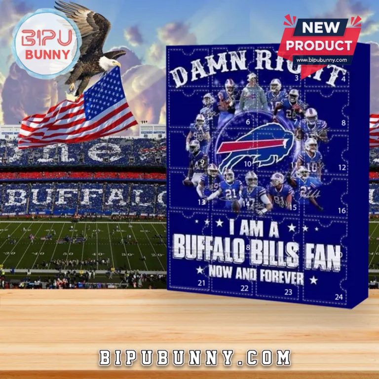 NFL Buffalo Bills Advent Calendar 2025 Bipubunny Store