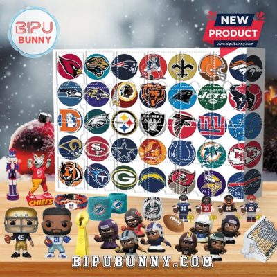 NFL Football Advent Calendar, Christmas Gifts