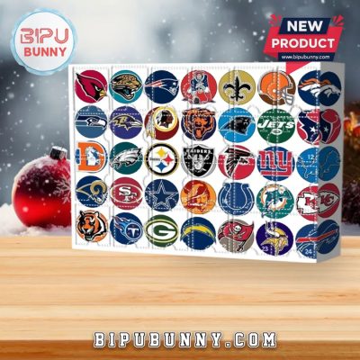 NFL Football Advent Calendar, Christmas Gifts