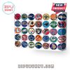 NFL Teams Advent Calendar with open doors revealing mini figures and accessories.