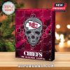 Vertical Chiefs advent calendar with bold logo and skull design.