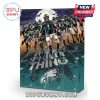 Close-up of Eagles advent calendar with numbered doors and team graphics