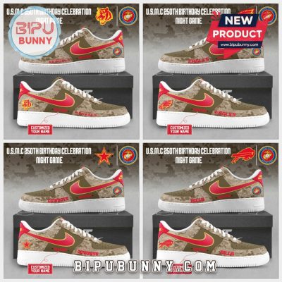 NFL × U.S.M.C 250th Anniversary Air Force 1 Sneakers