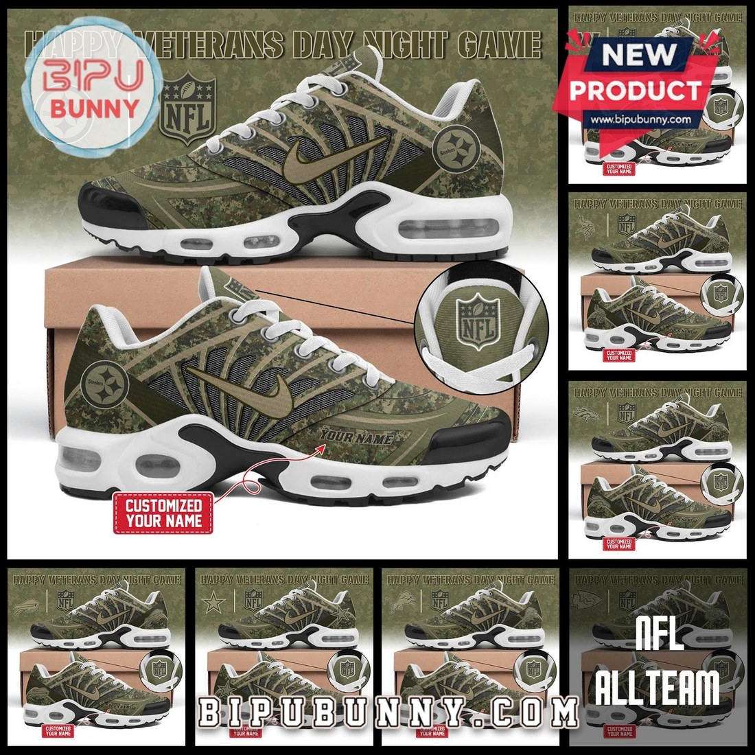 NFL x Happy Veteran Day Air Max Plus Shoes NFL x Happy Veteran Day Air Max Plus Shoes