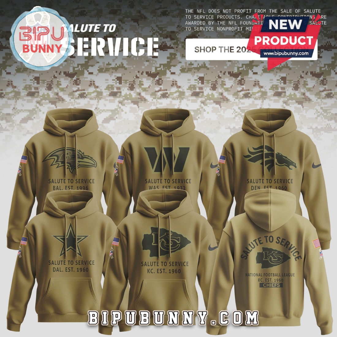 NFL x Salute to Service 2025 Hoodie NFL x Salute to Service 2025 Hoodie