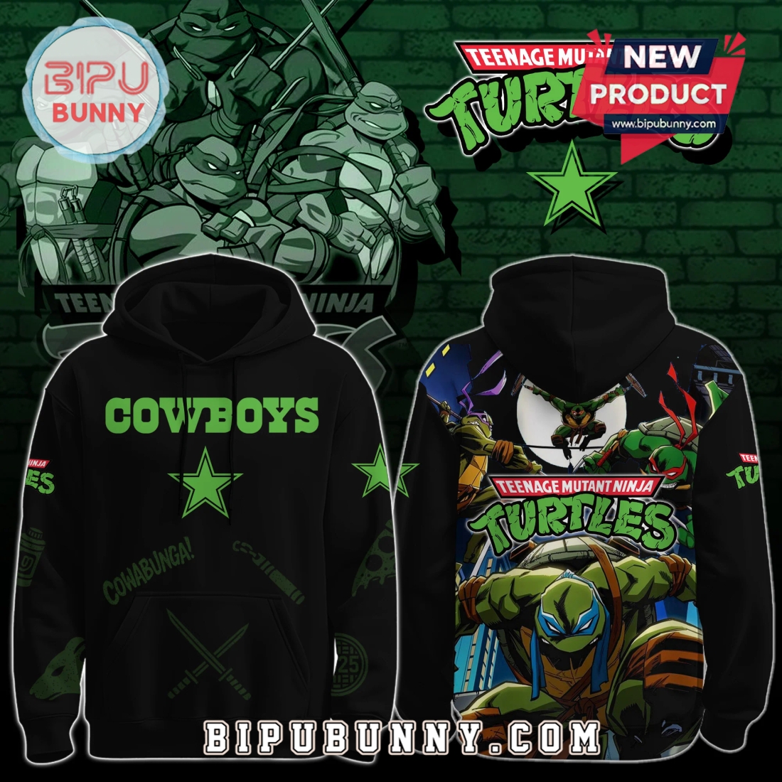NFL x Teenage Mutant Ninja Turtle Hoodie NFL x Teenage Mutant Ninja Turtle Hoodie