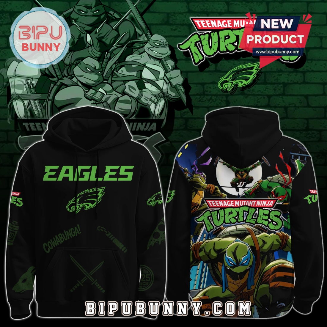NFL x Teenage Mutant Ninja Turtle Hoodie NFL x Teenage Mutant Ninja Turtle Hoodie