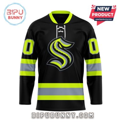 NHL Seattle Kraken 2025 Honoring Firefighters Hockey Jersey