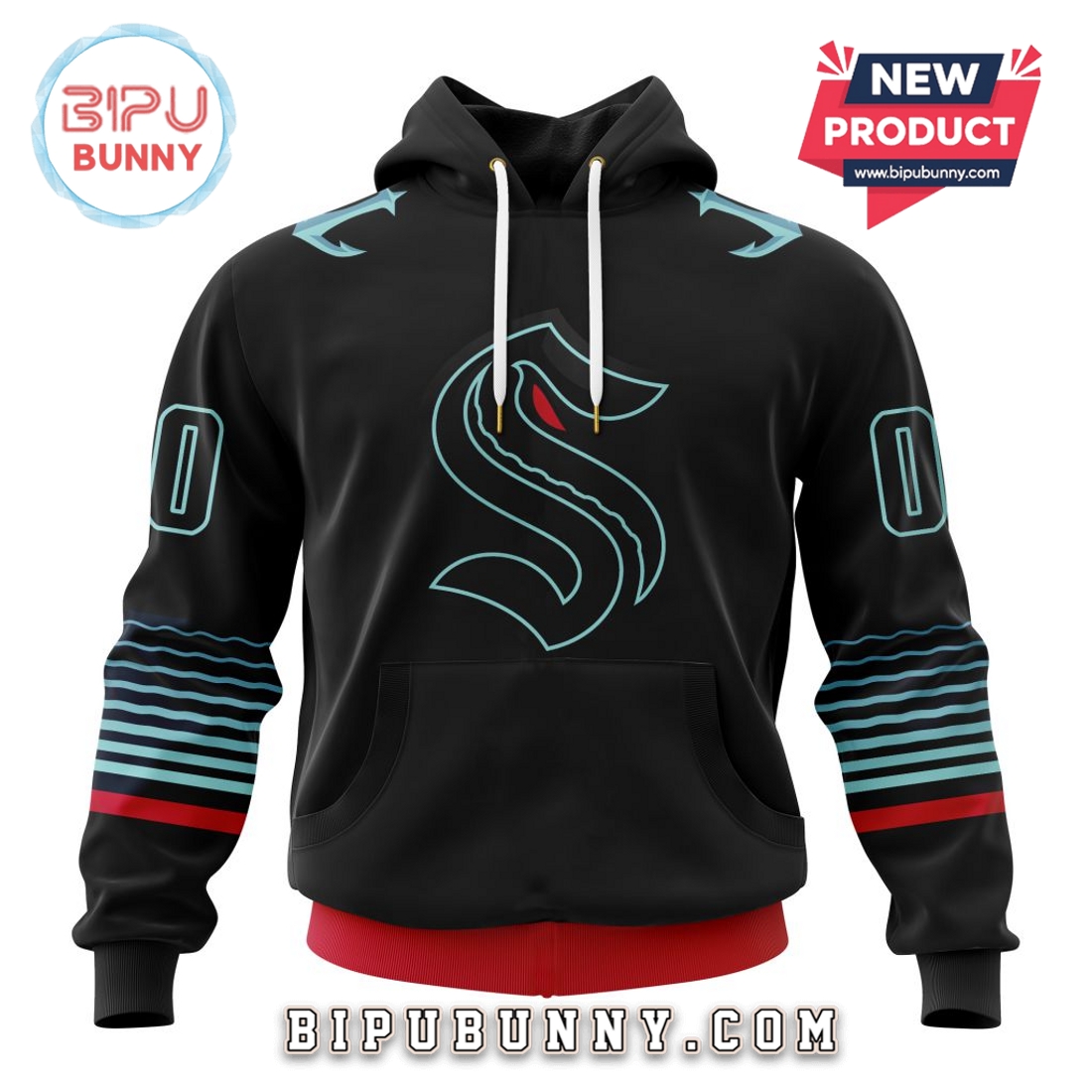 NHL Seattle Kraken Alternate Design Hoodie NHL Seattle Kraken Alternate Design Hoodie